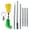 green and yellow, variant on Gutter Cleaning Brush Debris Leaves Branches Remover Home Gutter Cleaning Tool Portable Drainage Grooves Cleaning Tool