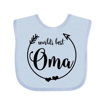 Inktastic World's Best Oma Girls Baby Bib