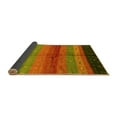 thumbnail image 2 of Ahgly Company Indoor Square Abstract Yellow Contemporary Area Rugs, 7' Square, 2 of 4