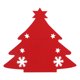 thumbnail image 2 of Portacubiertos de Navidad, bolsas de almacenamiento festivas de poliéster con diseños divertidos, vajilla decorativa para fiestas y cenas navideñas, roja, 20x17cm, 2 of 6