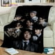 thumbnail image 2 of Manta suave de Kpop Bangtan b-bts Kim JIN SUGA V, manta de tiro para el hogar, dormitorio, cama, sofá, Picnic, viaje, oficina, funda de descanso, 2 of 3