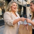 thumbnail image 3 of Agnes Orinda Women's Plus Size Blazers Lapel Button Up Linen Office Business Suit Jackets with Pocket 1X Beige, 3 of 7