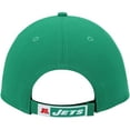 thumbnail image 4 of Men's New Era Kelly Green New York Jets Plane The League 9FORTY Adjustable Hat, 4 of 5