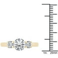 thumbnail image 4 of 1-5/8 Carat T.W. Diamond Three-Stone 14kt Yellow Gold Engagement Ring, 4 of 5