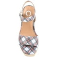 thumbnail image 4 of Journee Womens Pearrl Wedge Heel Espadrille Sandals, 4 of 9