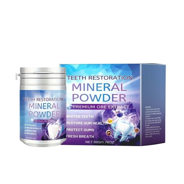 Pasta de dientes, pasta de dientes blanqueadora, polvo morado blanqueador y limpiador de dientes. Limpia suavemente y protege la salud. Refresca el aliento. Aclara los dientes. Reduce la hinchazón. 50
