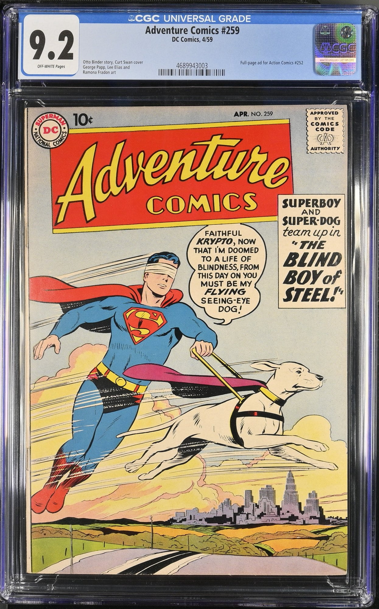Cover of Adventure Comics #259