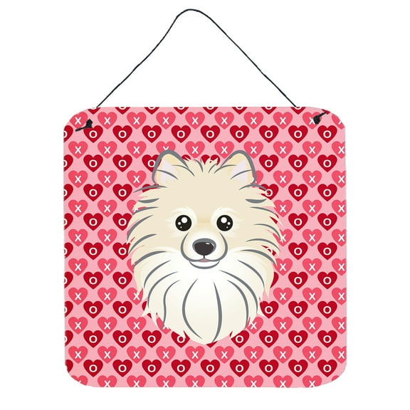 Carolines Treasures BB5277DS66 Pomeranian Wall or Door Hanging Prints 6HX6W multicolor