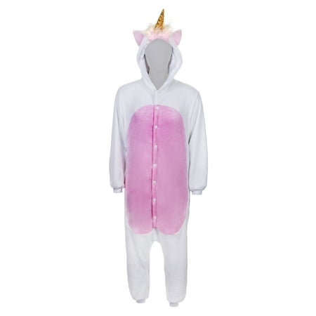 SMOKO Magicorn Unicorn Onesie | Adult Cozy Halloween Costume | White Cosplay One