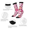 thumbnail image 3 of Disketp Cute Girl Unisex Crew Socks Lightweight Breathable Ventilation Ankle Socks, Mid-calf socks for Daily, 3 of 6