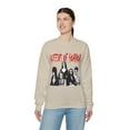 thumbnail image 4 of Women's Crewneck Sweatshirt-Morticia-Munster-Frankenstein Bride-Elvira, 4 of 6