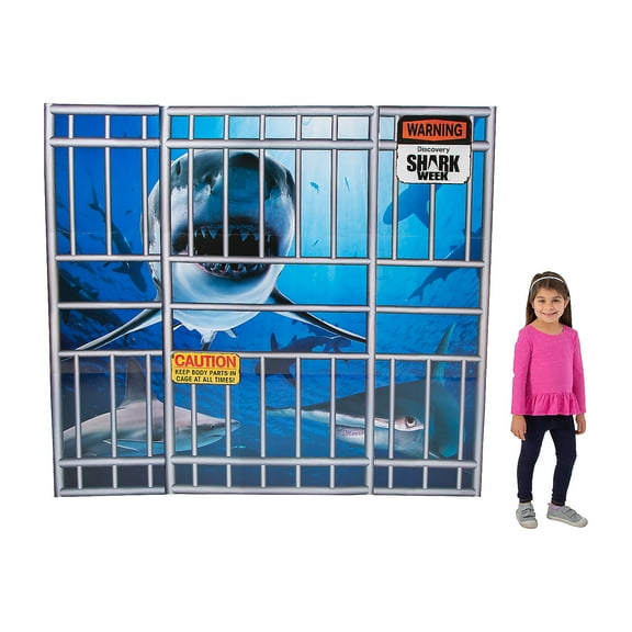 71 1/4" Discovery Shark Week 3-D Cage Cardboard Cutout Stand-Up