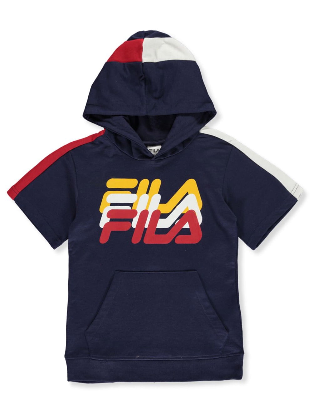 fila short sleeve hoodie