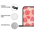 thumbnail image 6 of XMXT Waterproof Oven Mitts and Pot Holders Sets, Two Color Romantic Roses Sets Kitchen Cooking Heat Resistant, 4 Pcs, 6 of 8