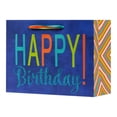 thumbnail image 1 of Bolsa de Regalo Paper Craft Mediana Happy Birthday Varios Modelos 1 Pza IG92849-WMM, 1 of 2