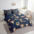 thumbnail image 3 of Feelyou Hippie Sheep Skeleton Bedding Comforter Set 7pcs, Rose Flower Cactus King Bedding Sets, Western Cowgirl Boot Reversible Bed Sheets, Super Cozy Room Decor, 3 of 8
