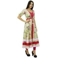 thumbnail image 3 of Bimba Ladies Floral Printed Cotton Kurta Indian Designer Clothing Kurti Dress, 3 of 6