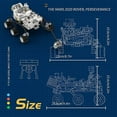 thumbnail image 5 of Moc Diy Ancient Mars Cosmic Solar System Mars Rover Aviation Launch Rocket Scientific Detection Children Birthday Gifts Toys, 5 of 5