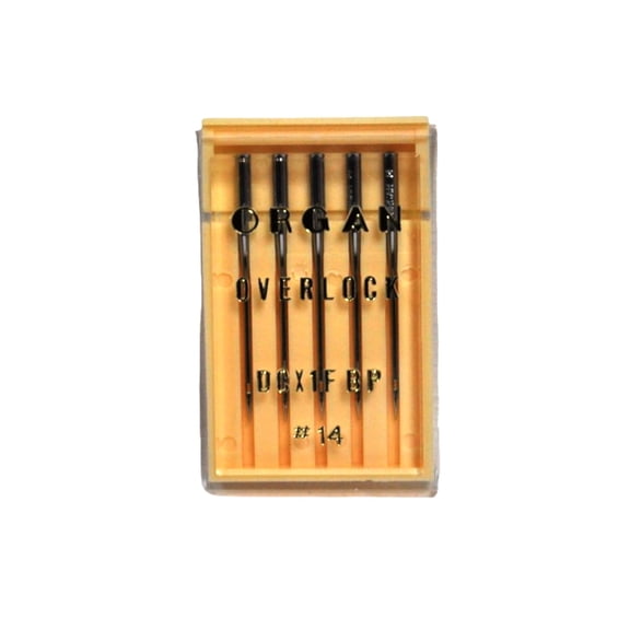 ORGAN Overlock DCx1F Ball Point Sewing Machine Needles Size 14