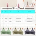 thumbnail image 3 of aidice Womens Bras No Underwire Support Adjustable Strap Breathable Comfy V Neck Backless Everyday Bras, 3 of 4