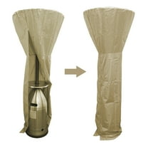 Universal Patio Heater Cover Outdoor Standup Round Furniture Protection with Zipper - Waterproof Dustproof All Season Protection(B)