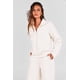thumbnail image 3 of Conjunto Deportivo PRETTYGARDEN Mujer 2 Piezas Media Cremallera Blanco XS, 3 of 7