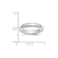 thumbnail image 2 of Sterling Silver 4mm Half-Round Wedding Band - Size 12, 2 of 2