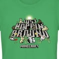thumbnail image 2 of Junior's Minecraft Just Hoppin' Around Graphic Tee Kelly Green 2X Large, 2 of 3