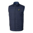 thumbnail image 2 of Men's Cutter & Buck Navy FIU Panthers Vault Big & Tall Stealth Hybrid Windbreaker Full-Zip Vest, 2 of 3