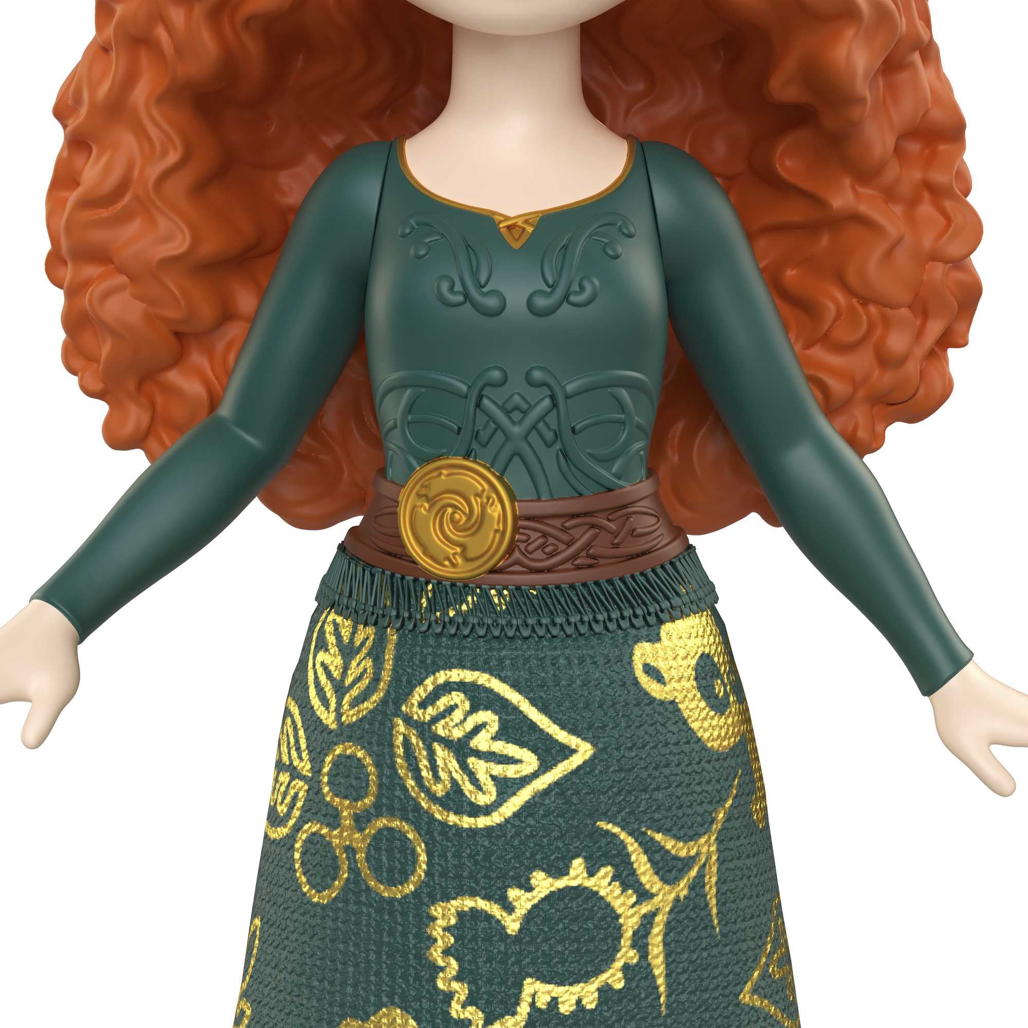 Disney Princess Merida Small Doll, Collectible Disney Toy Inspired by the Movie Brave