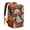 Orange-4, variant on Ethnic Floral Pattern Insulated Backpack Cooler - 20L High-Capacity Leakproof Lunch Backpack, Keeps Cold/Hot for 20 Hours, Lightweight for Travel, Retro Bohemian Style