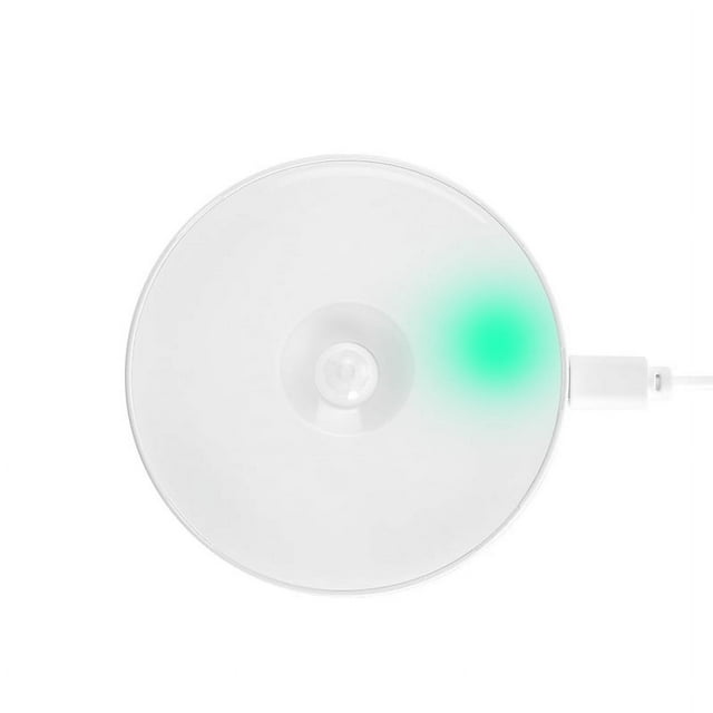 Luz nocturna LED con sensor de movimiento, recargable, inalámbrica, para armario, dormitorio o mesita de noche, luz blanca.