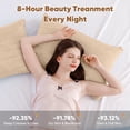 thumbnail image 4 of Aship Arc-Chill Cooling Pillow Cases, Q-Max >0.45 Jade-Infused Dual-Sided Summer Cooling Pillowcase, Smoother Skin & Frizz-Free Hair, Hidden Zipper, Machine Washable, Standard 20''x26'', 2 Pack Beige, 4 of 10