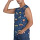 thumbnail image 3 of Balery French Bulldog Dog In Beret Camisetas sin mangas para hombre, absorbe la humedad y protege contra el mal olor.-X-Large, 3 of 7