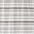 thumbnail image 4 of SKL Home by Saturday Knight Ltd. Rideau de Douche à Rayures Géographiques, Noir, 4 of 4