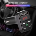 thumbnail image 1 of Transmisor Fm Para Coche Reproductor de MP3 LED inalámbrico con transmisor FM para coche compatible con Bluetooth para teléfono móvil, 1 of 7