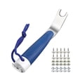 thumbnail image 2 of Siruishop Boat Cover Snap Release Tool with Non Slip Grip Boat Canvas Remove Tool with Rope Floats Boaters Accessories for Tents Canvas Blue with Screws, 2 of 8