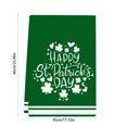 thumbnail image 3 of St. Patrick's Day Hand Towel Green Clover Print Kitchen Towel Dish Drying Towel Absorbent Polyester Fabric Irish Festival Decor Holiday Themed Towel for Kitchen Bathroom, 3 of 5