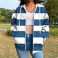thumbnail image 3 of Fashion Plus Size Pullover Hoodie for Womens Zip Up Solid Color Blocked Striped Printed Pocket Zipper Long Sleeved Hooded Sweatshirt Coat Outwear, 3 of 7