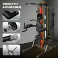 thumbnail image 4 of TOSSFD Home Gym Machine - High/Low Pulley System for Lat Pulldown, Row & Back Workout, with Leg Support | All-in-One Strength Training Equipment for Home Gym, 4 of 10
