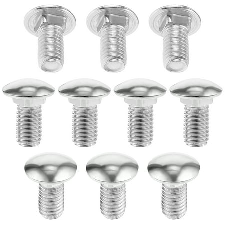 

NUOLUX Carriage Bolt Stainless Steel Round Head Bolts Furniture M8 Neck Square Screw Bolts Domed Screws Screw