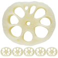 thumbnail image 1 of 6Pcs Realistic Miniature Lotus Root Slices Adorable Mini Lotus Root Slices Decorative Children Toys, 1 of 3