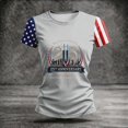 thumbnail image 4 of 9/11 25th Anniversary Memorial T-Shirt Patriot Day Memorial Tops for Women Patriotic We Will Never Forget Vintage Tee Tops, 4 of 6