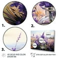 thumbnail image 3 of Designart "Perfumes Inspired by Lavender Fields I" Fashion Framed Wall Art - Glam Purple Perfumes Hallway Framed Wall Art Decor, 3 of 6