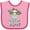 Pink and Fuchsia, variant on Inktastic Teacup Raccoon I Love My Papou Boys or Girls Baby Bib