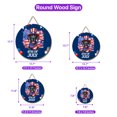 thumbnail image 5 of Patriotic Great Dane Celebrates 4th of July Round Wood Sign Danes Dog Lover Gifts Hanging Wall Home Decor - 02009, 5 of 5