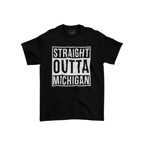 Straight Outta Michigan Unisex Teecart T-shirt