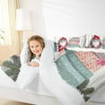 thumbnail image 4 of jejeloiu Cartoon Gnome Queen Comforter Set,Old Barn Door Bedding Sets,Merry Christmas Bedding Comforter Set,Luxury Bedroom Decor Reversible,3-Piece, 4 of 8