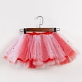 thumbnail image 5 of Toddler Girl Mesh Tutu Skirt Colorful Plush Ball Layered Tulle Skirt Princess Birthday A-Line Dance Skirt+Headband White Tutu Skirt for Girls, 5 of 6