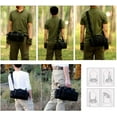 thumbnail image 3 of Small Molle Duffle Bag Men Gym Bag Waist Bag Fanny Pack Workout Pouch Travel Carry On Bag, 3 of 12